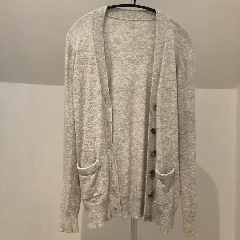 Grey cardigan
